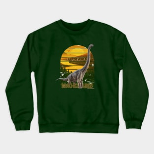 Distressed look jurassic Brachiosaurus Crewneck Sweatshirt